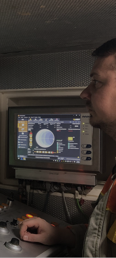 Construction (excavation) of a drainage tunnel between chambers K-8 and K-19 is underway