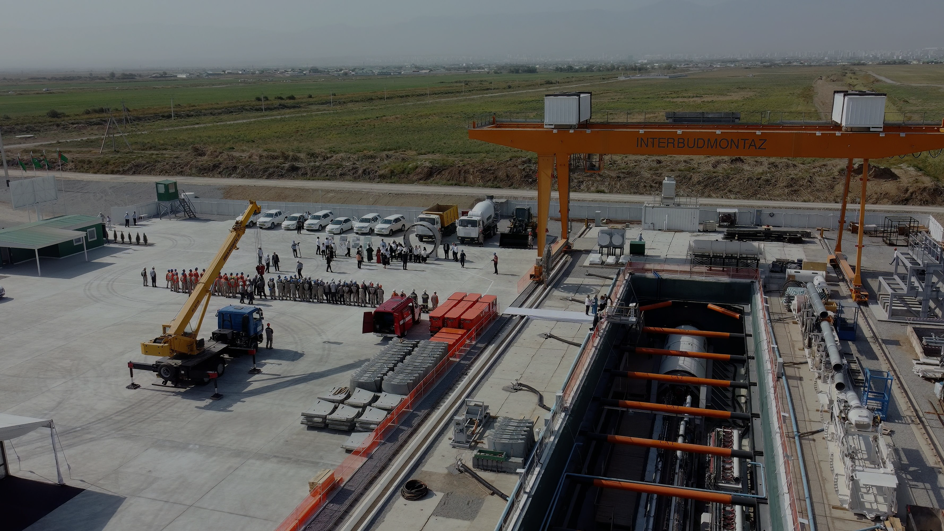 Drainage tunnel in the city of Ashgabat