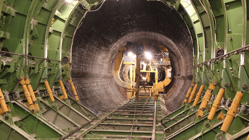 Железобетонная «рубашка» между камерами К-17 и К-18